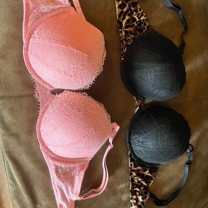 3 Victoria secret push up bras